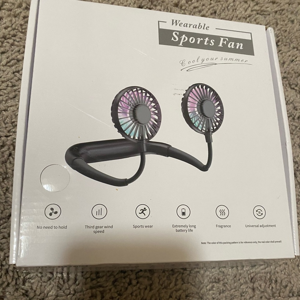 New Wearable Sports Fan Portable Hanging Neck Fan